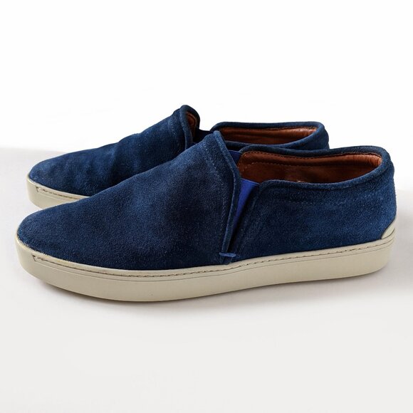 Rag & Bone Blue Suede Leather Slip On Loafer Shoes | Size 11 - Picture 9 of 16